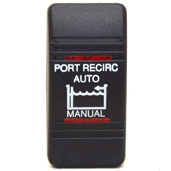 Carling Boat Rocker Switch Cover - Actuator Port Recirc Auto Illuminated