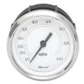 Faria Boat Speedometer Gauge SE9325A - 60 MPH Heritage Silver