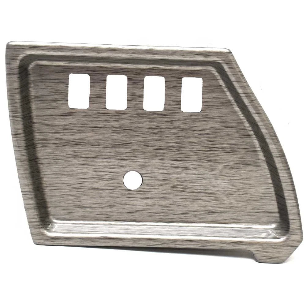 Premier Boat Blank Rocker Switch Panel 7-4634-1 - Silver Plastic