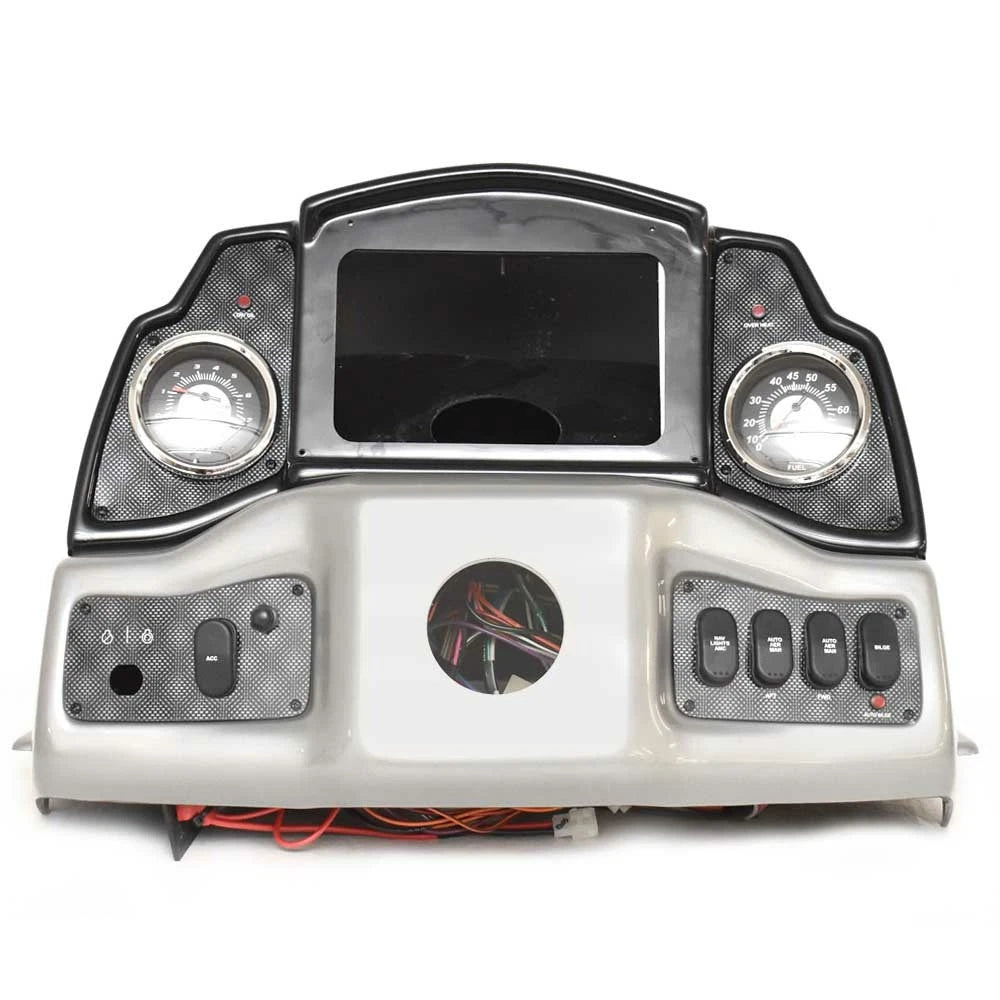 G3 Boat Dash Gauge Steering Panel - Silver Side Console