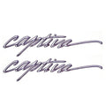 Rinker Boat Brand Decal 218692 - Captiva Logo Stickers (pair)