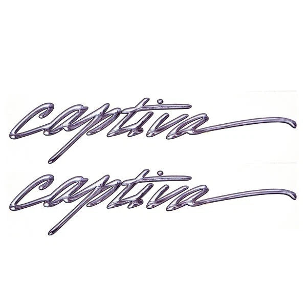 Rinker Boat Brand Decal 218692 - Captiva Logo Stickers (pair)
