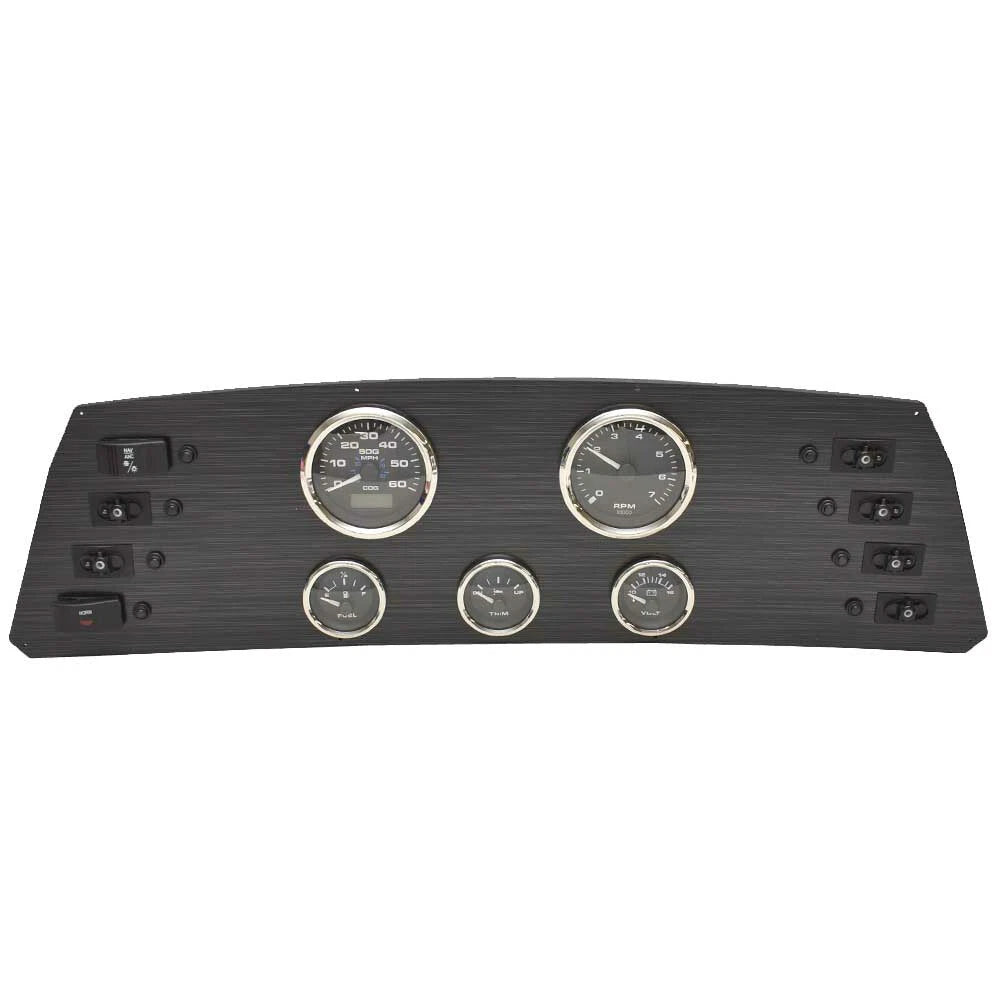 Viaggio Pontoon Boat Dash Panel 206315 - Lago Veethree Gauges Evinrude