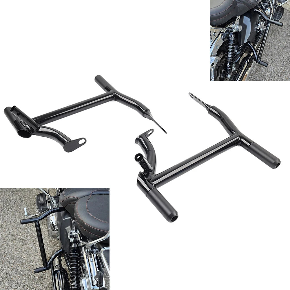 US Saddlebag Guard Rails Crash Bars for Harley Road Street Glide FLHX 2014-2024