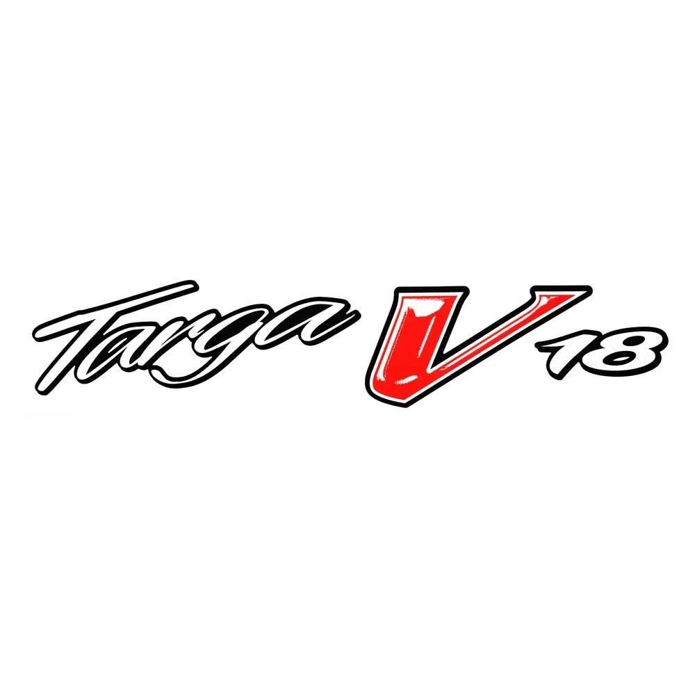 Tracker Boat Model Decal 152927 - Targa V18 White Black Sticker