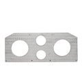 Larson Boat Blank Gauge Panel 2262-1303 - 15 X 5 Inch Aluminum
