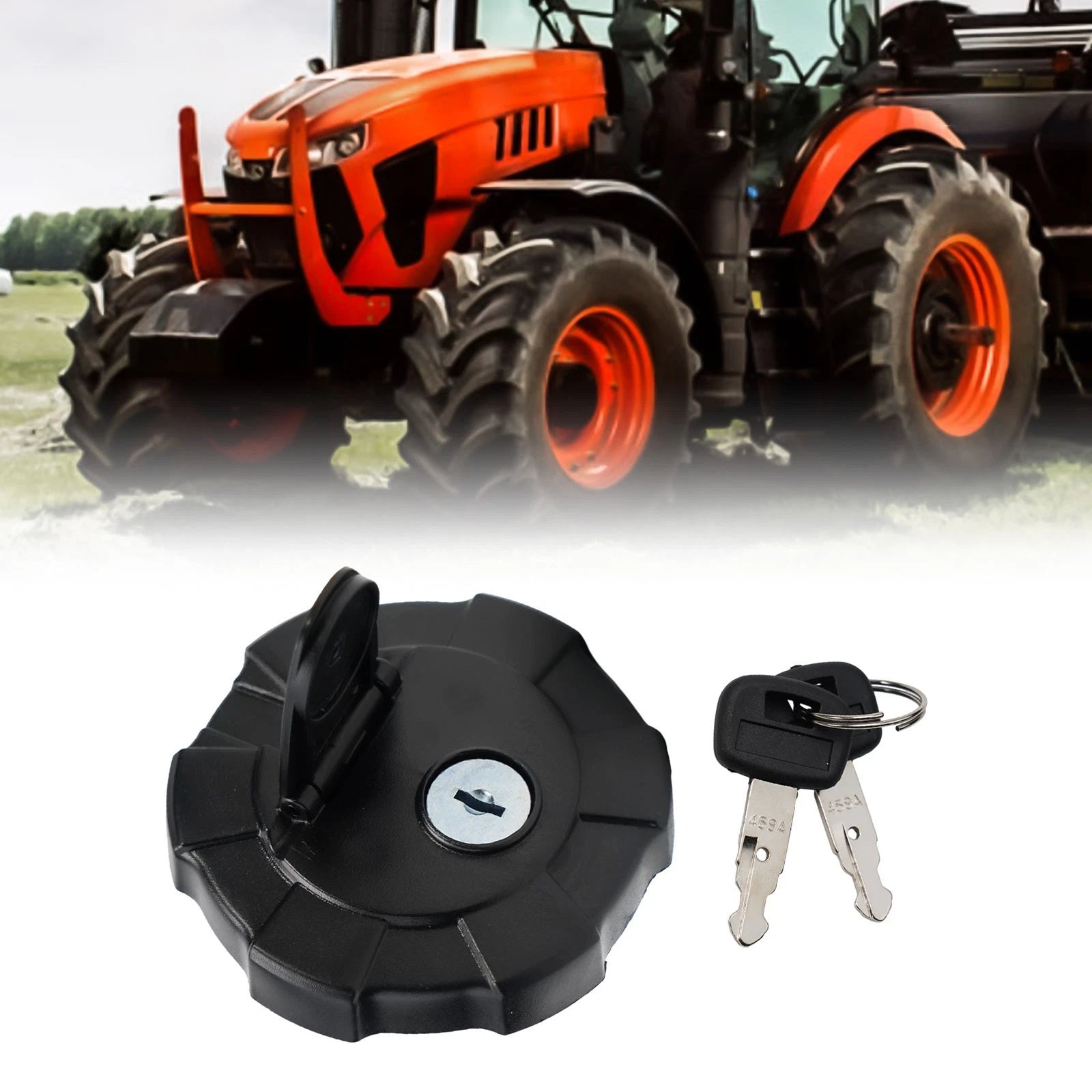 Replacement Fuel Cap for Kubota Excavator and Removal