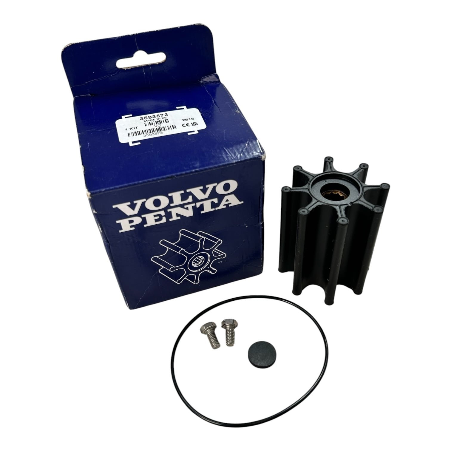 Volvo Penta 3593573, Marine Impeller Kit with Seal & Screws, OEM