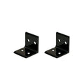 Nautic Global Boat Corner Brackets - 90 Degree 1 1/2 Inch Aluminum