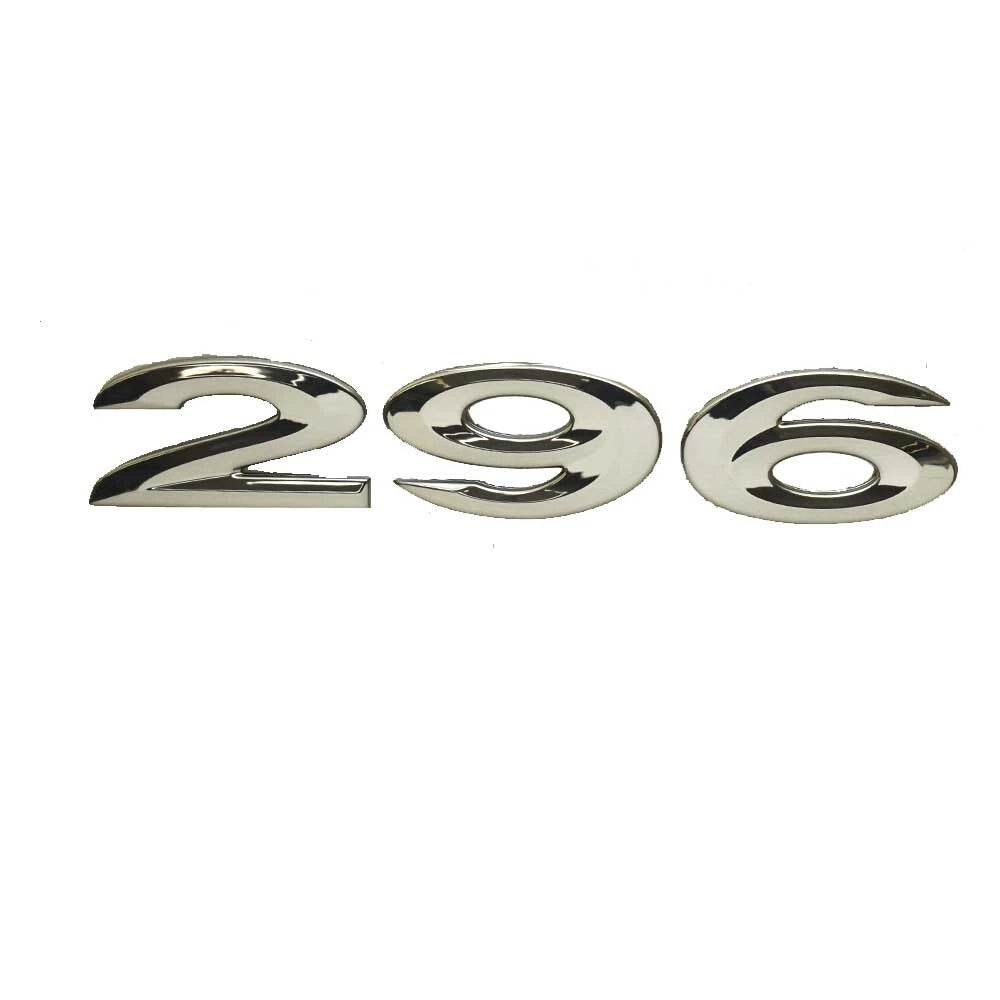 Cobalt Boat Raised Decal 452647 - 296 Silver 7 1/2 X 1 1/2 Inch