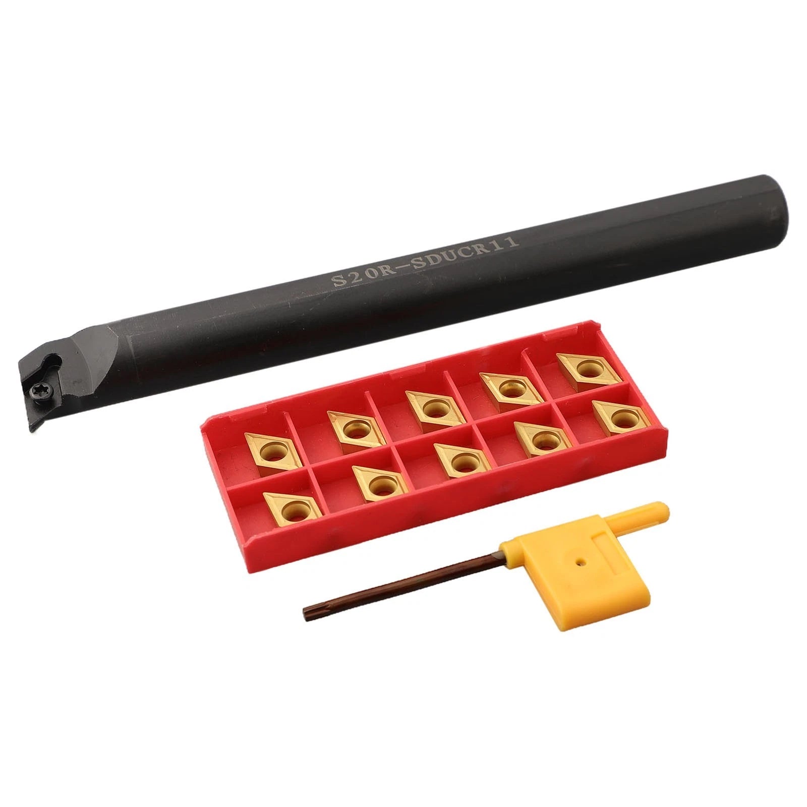 Turning Tool Holder Insert for Blades T15 Wrench 200mm Shank 20X200mm