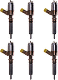 6Pcs Fuel Injector 295-9130 2959130 10R7951 for Caterpillar C4.2 C6.4 Engine