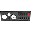 Lund Boat Instrument Panel 2018958 - 21 X 7 Inch Carbon Fiber Plastic