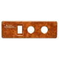 Rinker Boat Blank Switch Panel - 10 3/8 X 3 1/4 Inch Woodgrain 206607C