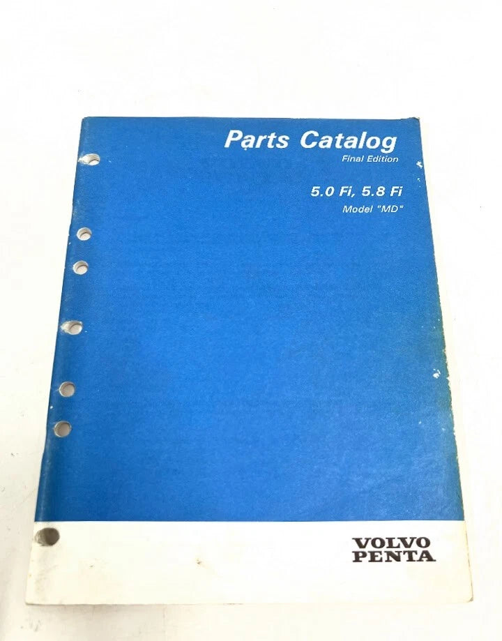 Volvo Penta 7748050-7, Parts Catalog, 5.0 FI, 5.8 FI, Model (MD)