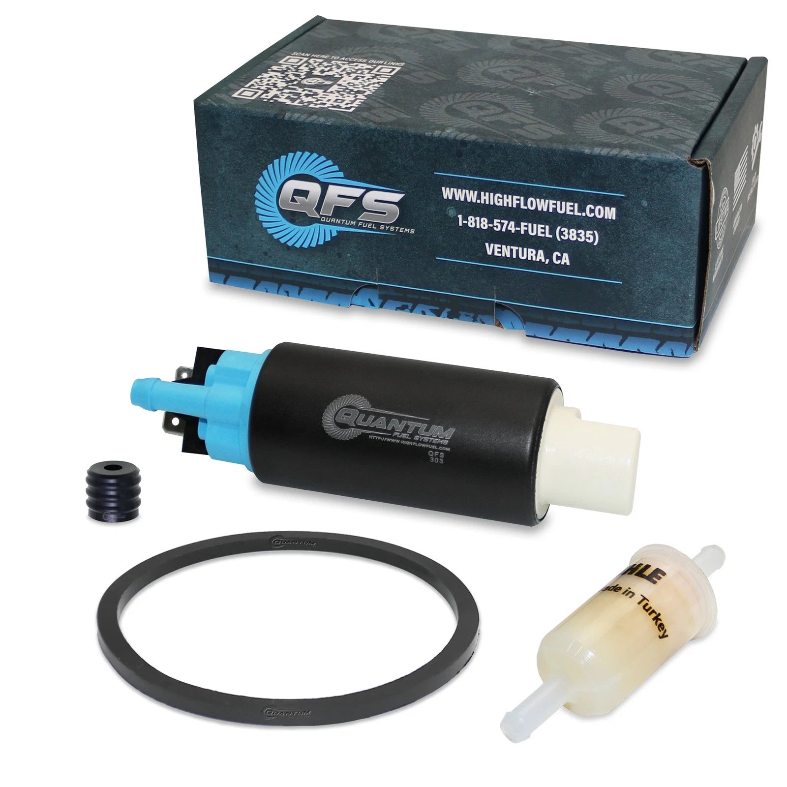 Fuel Pump with Tank Seal, MAHLE Filter for Arctic CAT ATV/UTV - QFS-303-U2TF
