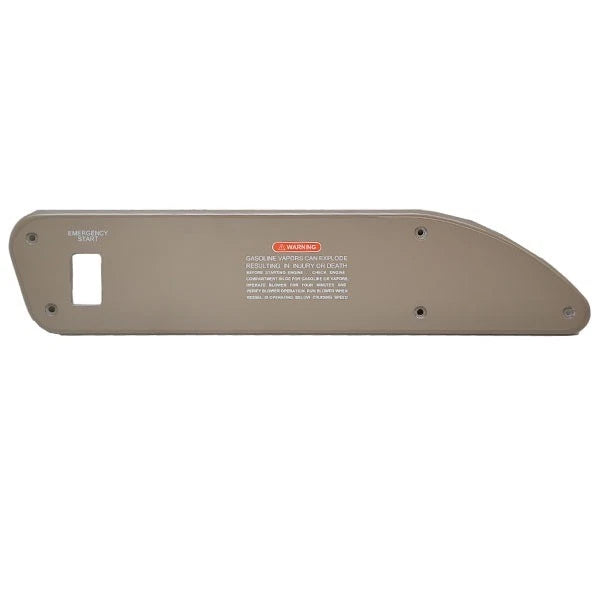 Sea Ray Boat Panel Blank 2025660 - Emergency Start 16 1/2 X 3 1/2 Inch