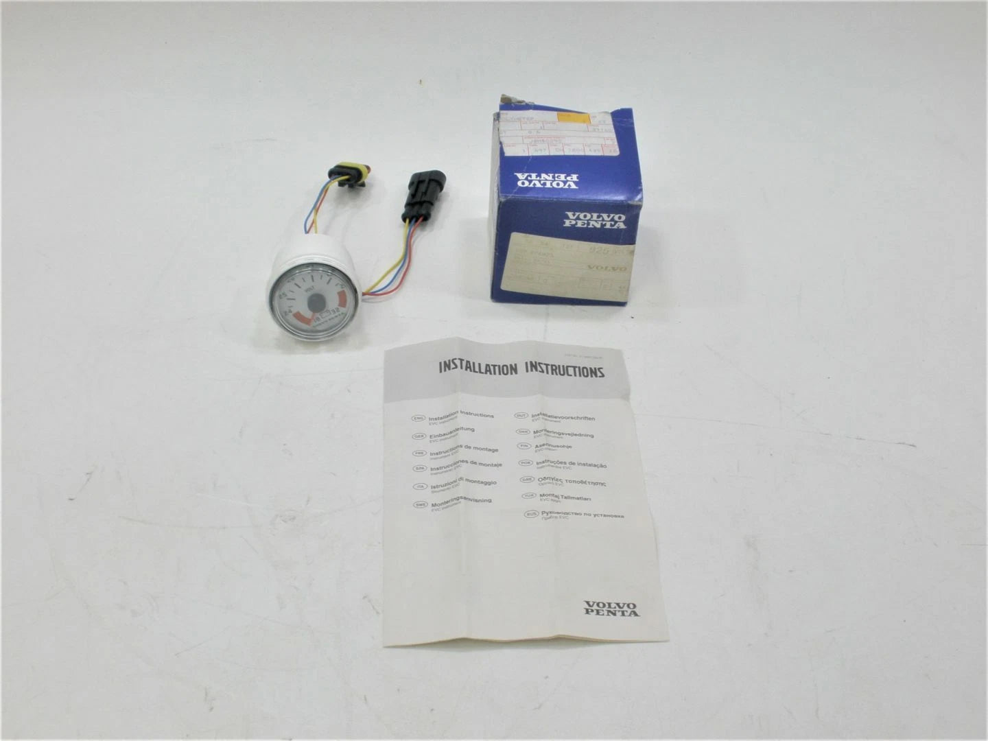 Volvo Penta 874925 Marine Diesel Boat Motor Voltage Voltmeter Gauge OEM