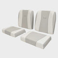 Ranger Boat Leaning Post Seat Cushions - 2600 Bay Two-Tone Gray