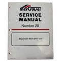MerCruiser 90-823228, Blackhawk Sterndrive Unit Service Manual #20 (1992)