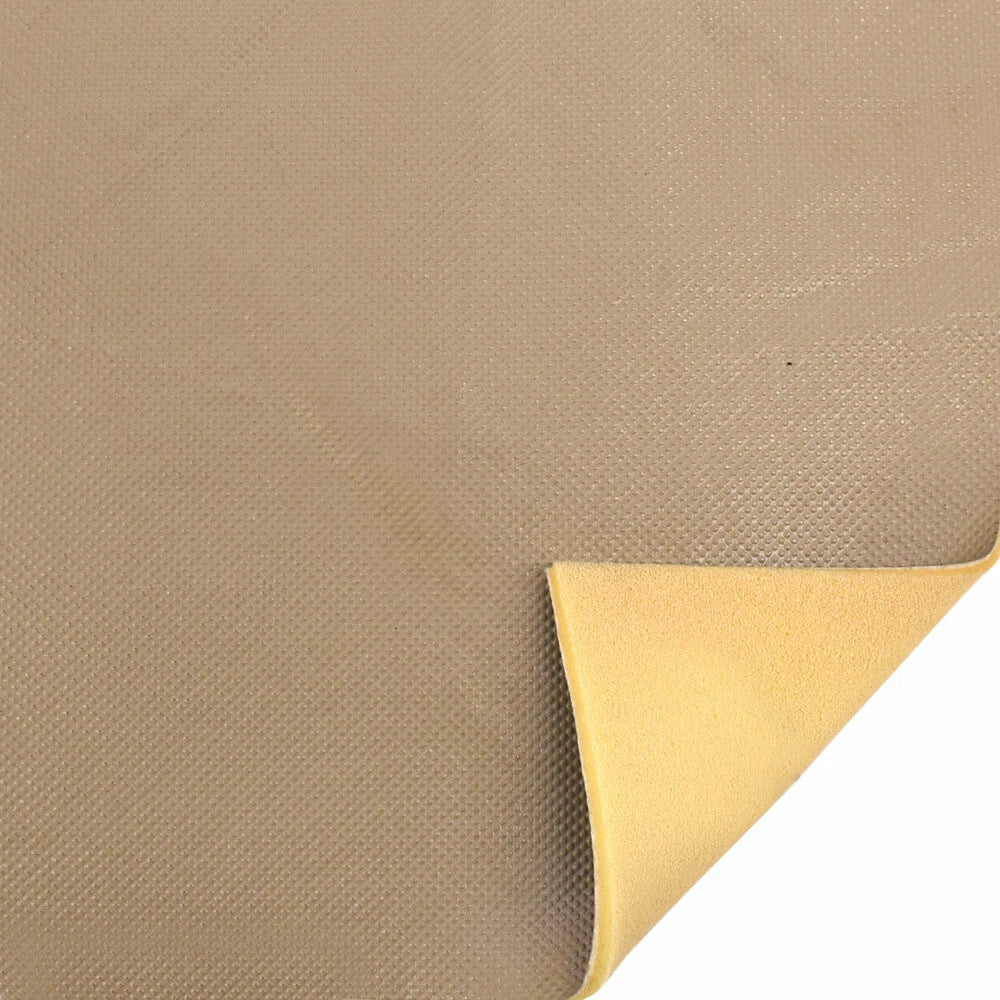 Boat 1/4 Foam Back Textured Vinyl - Pebbled Beige 54 Inch (YD)