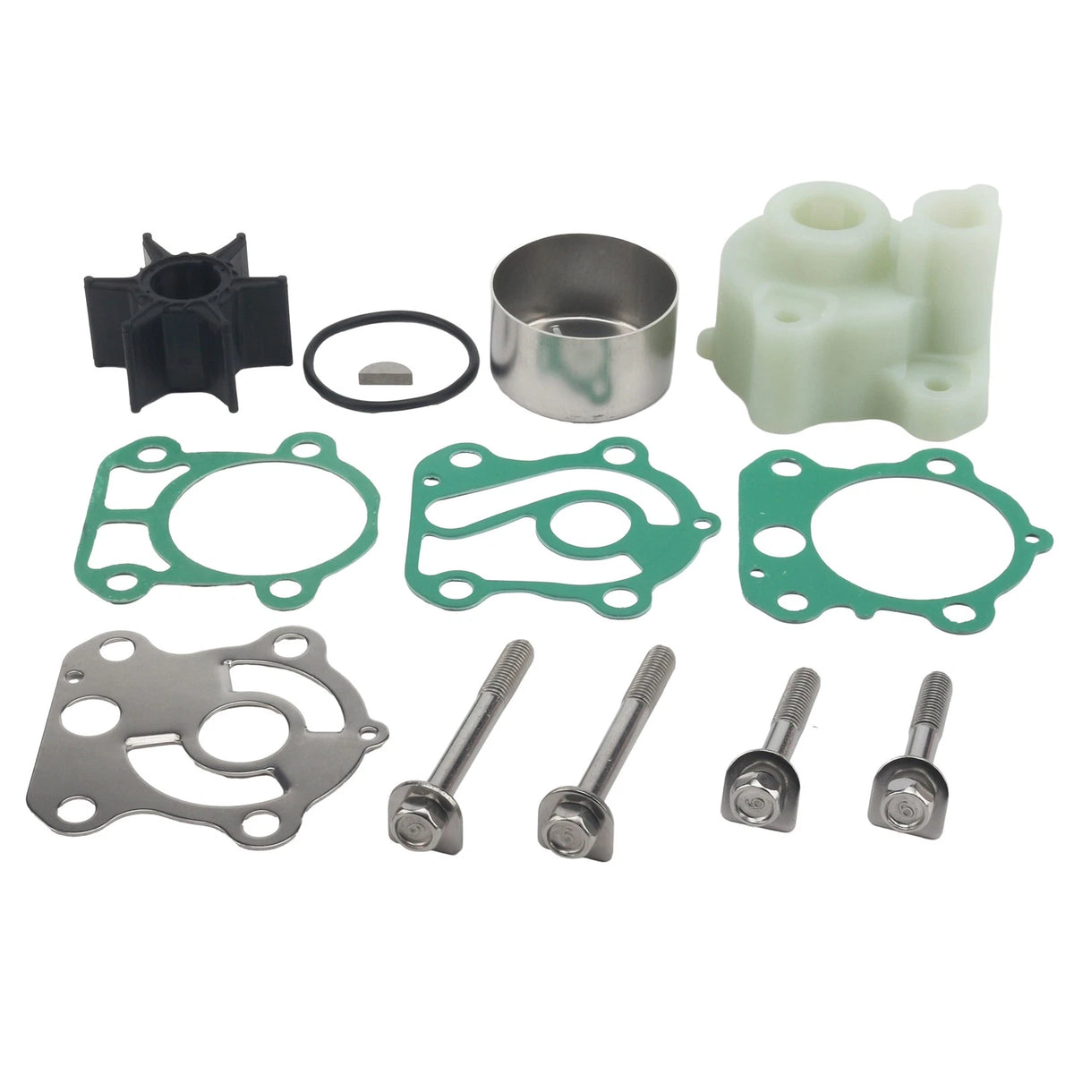 Water Pump Impeller Kit with Housing for Yamaha 2Stroke Outboard 692-W0078-02-0 0
