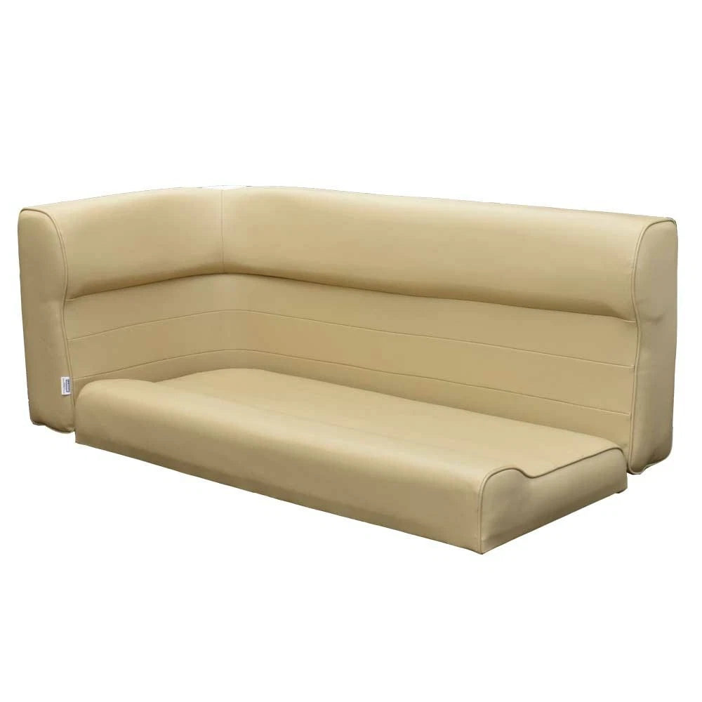Wise Pontoon Boat Corner Couch 8WD108TM-207 - Bench Seat Beige