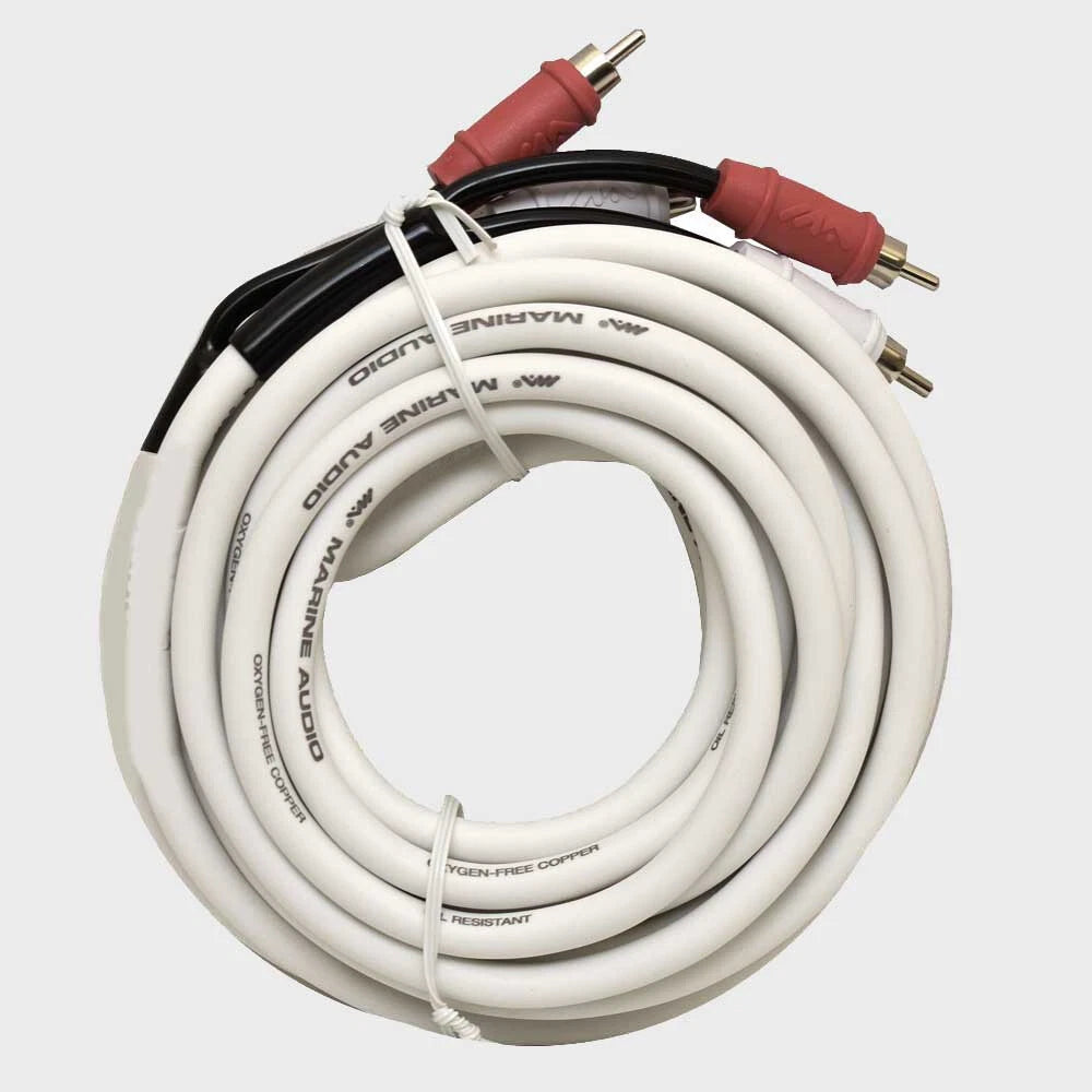 Marine Boat Audio Cable MA-RCA-C6 - Godfrey 419632 White 19 FT