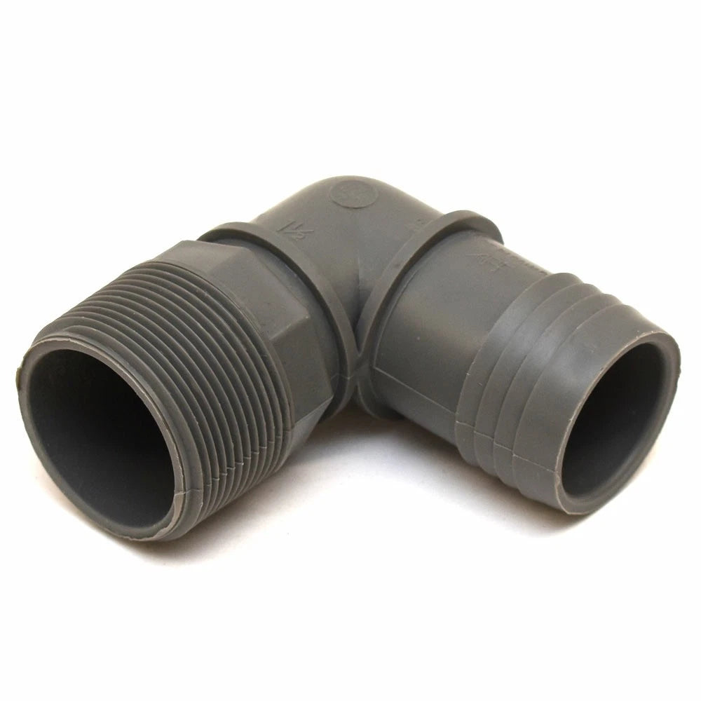 Boat Pipe-to-Hose Adapter Fitting 511223 - 90 Deg Elbow 1 1/2 Inch