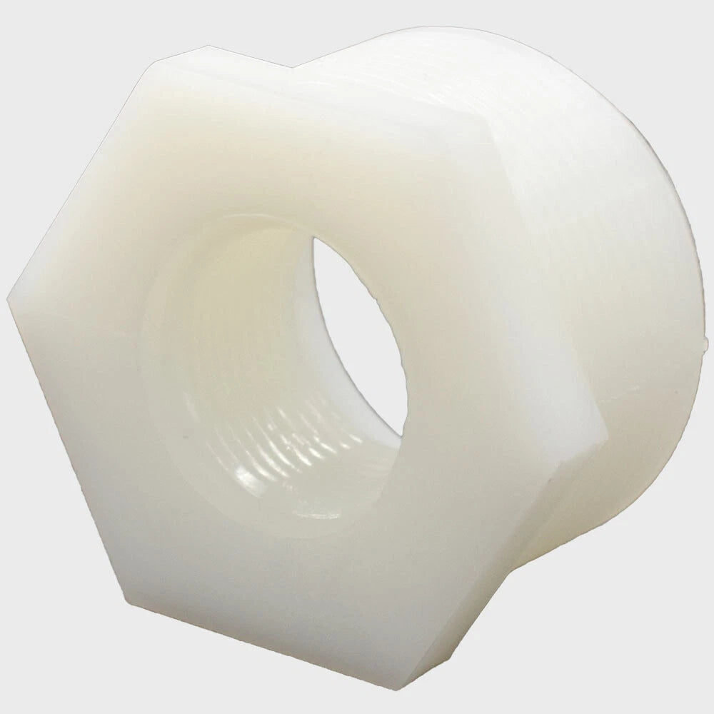 Tracker Boat Hex Fitting 04E-46395 - 1 7/8 Inch Threaded Nylon