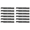 Qty. 12: Toothed Mower Blades Fits Bobcat Replaces 112111-03