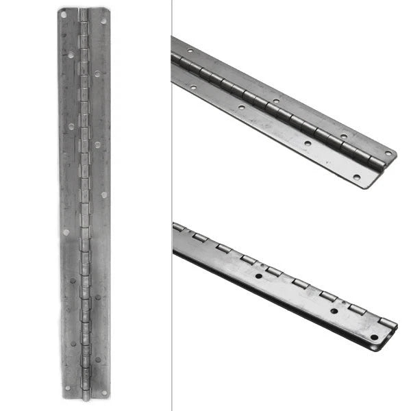 Lund Boat Gate Piano Hatch Hinge 2008303 - 16 Inch 16 Gauge Stainless