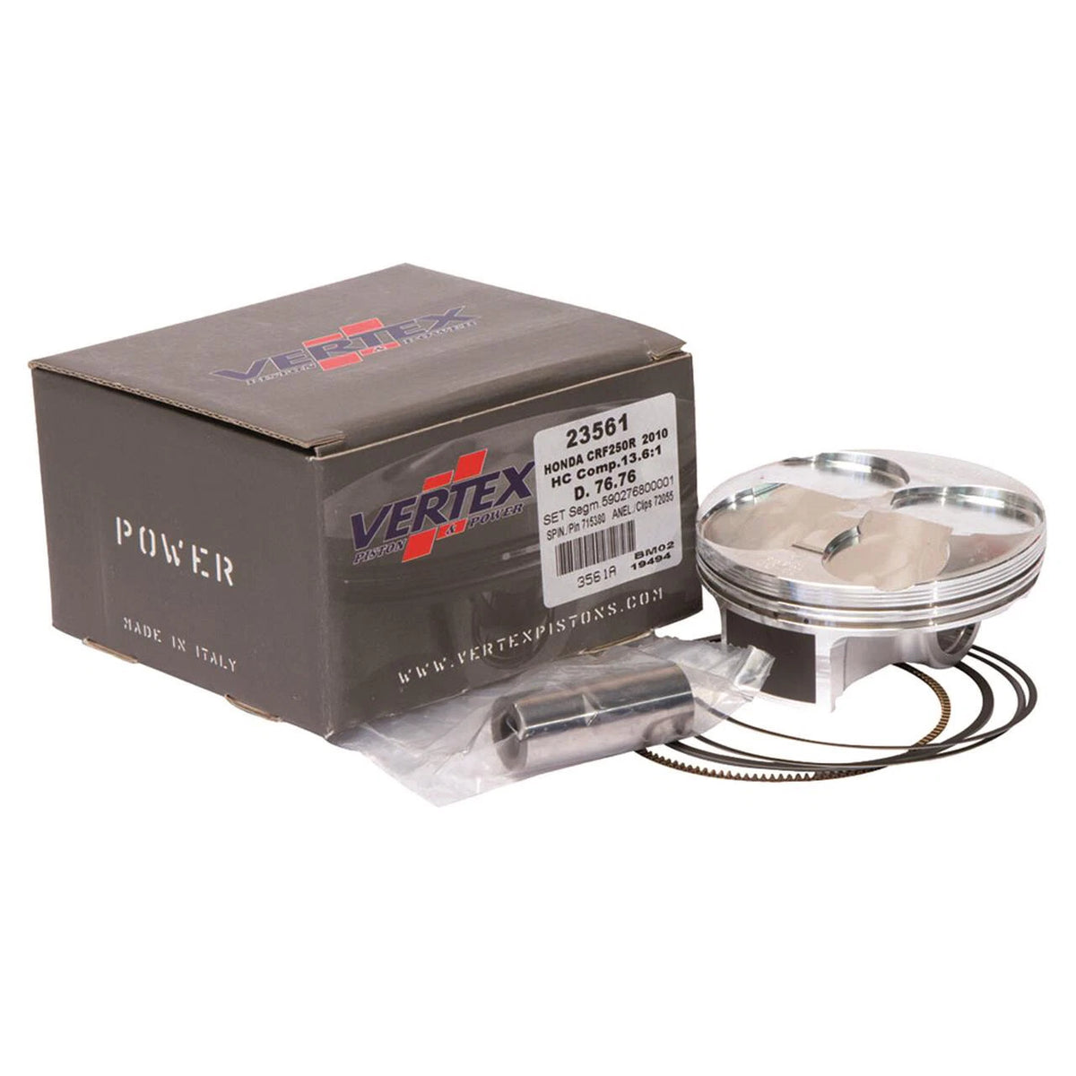 Vertex Piston Kit for CRF250R - CRF250 RX Compression. 14.4:1 2020-21 B