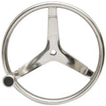 Tracker Boat Steering Wheel 153255 - 13 1/2 Inch Silver