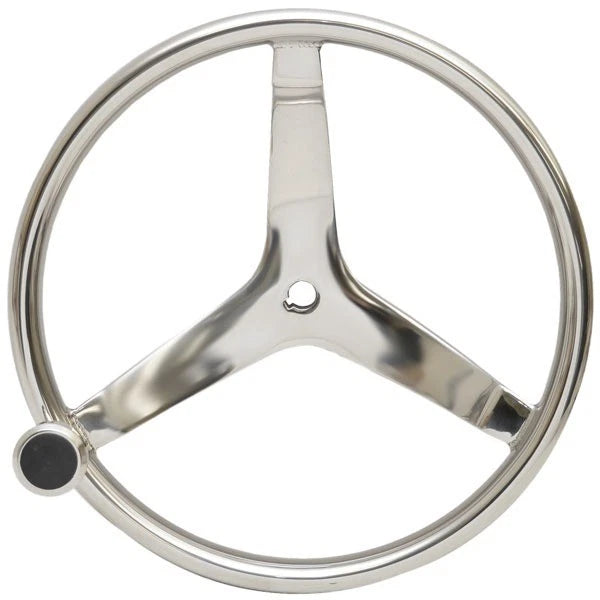 Tracker Boat Steering Wheel 153255 - 13 1/2 Inch Silver