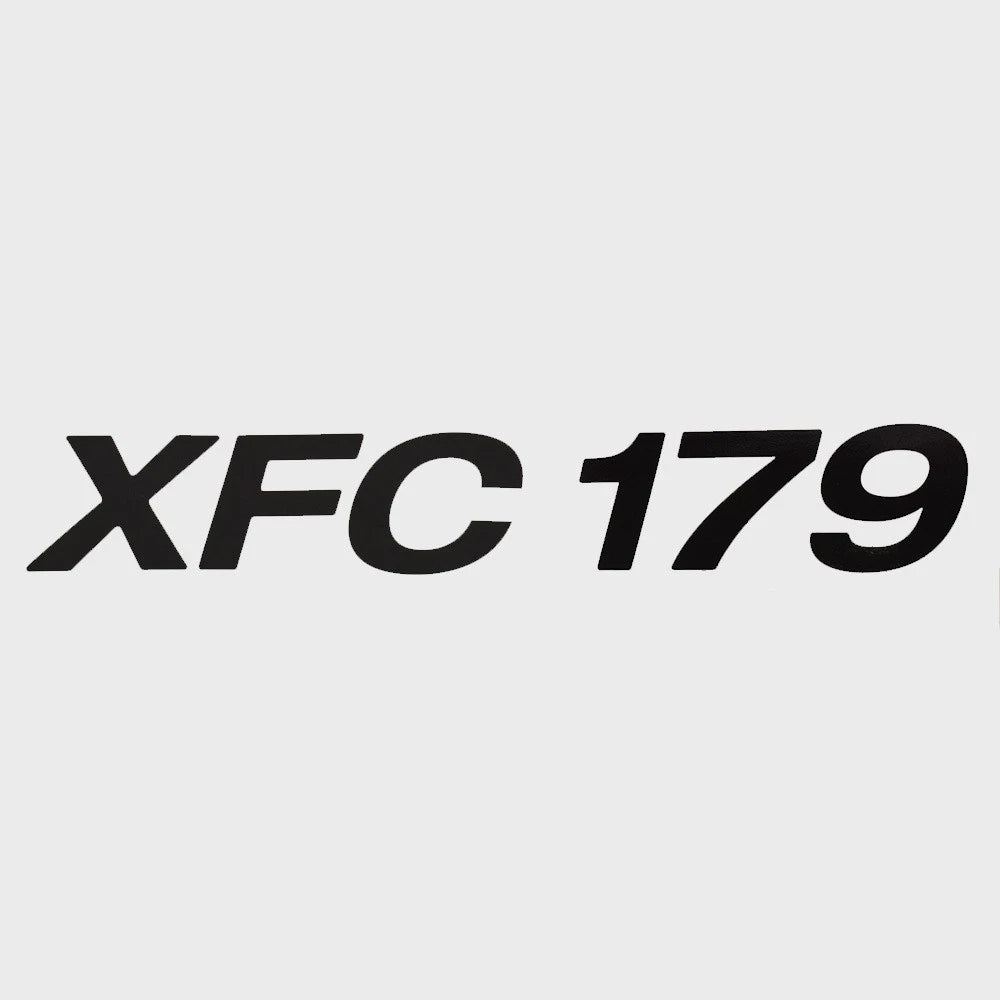 Lowe Boat Model Decal 2377243 - XFC 179 Black Vinyl Sticker