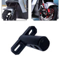 Motorcycle Headlight Bracket Aluminum Alloy Spotlight Holder Support Black