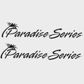 Waco Boat Decals 0841-04 - Paradise Series 22 3/4 Inch Black (pair)