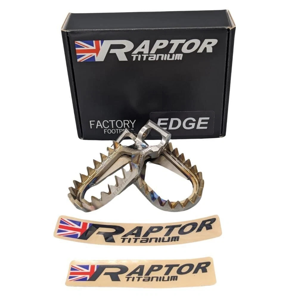 Raptor Titanium Footpegs for KTM 50 SX 2024-2025 RME065-00-00
