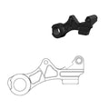 MotoMaster Rear Caliper Adapter for Yamaha YZ250FX 2019-2025
