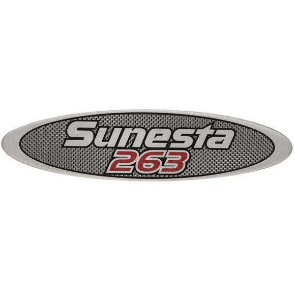 Chaparral Boat Raised Decal U15617-01 - Sunesta 263 Metallic Silver