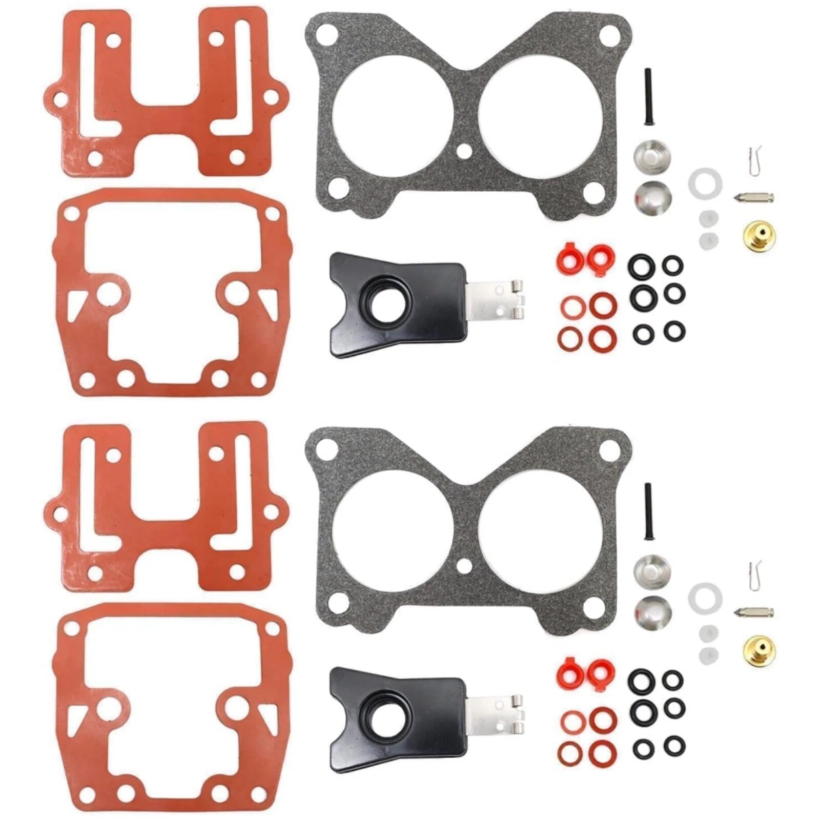 2pack Carburetor Rebuild Kit for Johnson Evinrude V6 150 155 175 185 200 235 HP