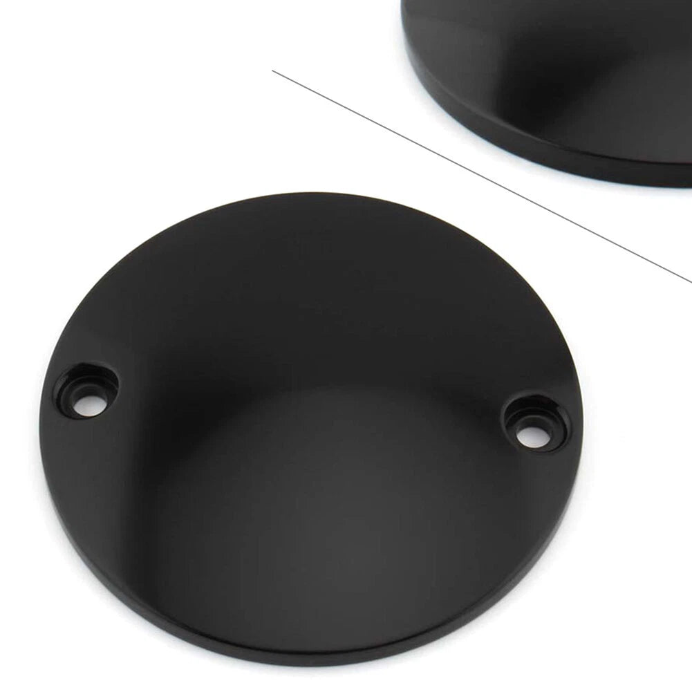 Domed Points Cover Softail Bigtwin for Harley Timing Ignition Timer Black