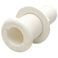 Larson Boat Thru Hull Connector 6225-9477 - Barbed 1 Inch White