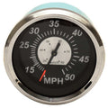 Teleflex Boat Speedometer 68306F - 3 1/4 Inch Sterling 50 MPH
