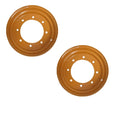 (2) Front Rims 9.75" X 16.5" Fits Case Backhoe Loader 480E LL 480F LL