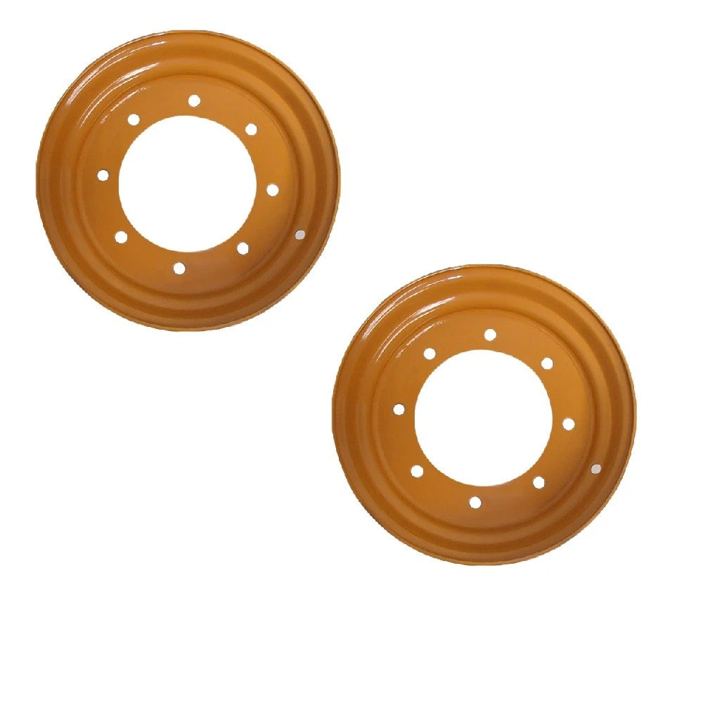 (2) Front Rims 9.75" X 16.5" Fits Case Backhoe Loader 480E LL 480F LL
