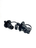 TH Marine WDV-1-DP, Washdown Fitting, with Shut-Off Valve, Black,, 2 Pack, OEM