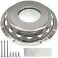 227mm Ventilation Window in 304 Stainless Steel for Marine Deck and Hull Use
