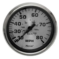 Faria Boat Speedometer Gauge SEK517A - XPress Spun Silver 3 1/4 Inch